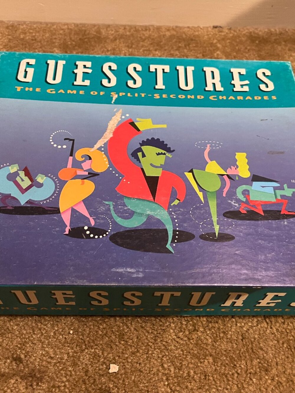 Vintage Guesstures Game by Milton Bradley